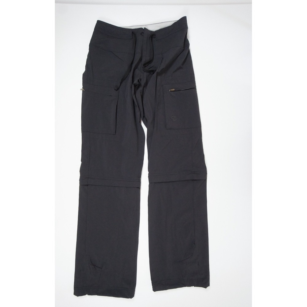 Mountain Hardwear Pants Womens 2 Black Cargo Shorts Convertible Outdoors Stretch